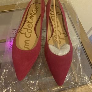 Sam Edelman sally pointed pink flats size 7.5